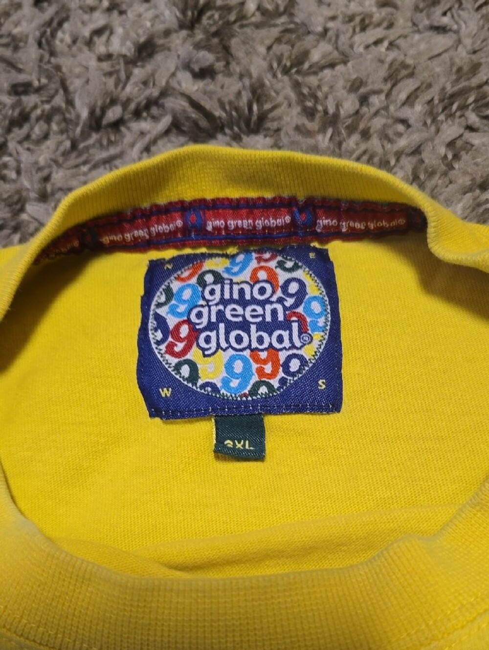 Yellow Gino Green Global Tee - Picture 5 of 7